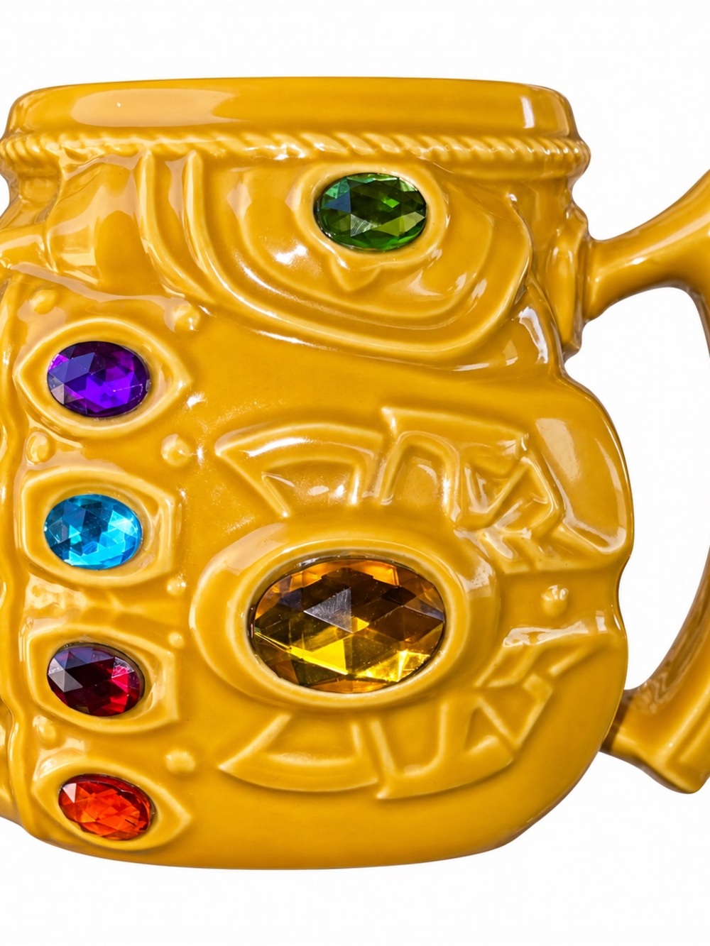 Infinity stones thanos Jeweled Ceramic Mug - Decorative Home Dining Cup